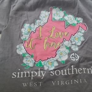 Simply southern West Virginia wv size small